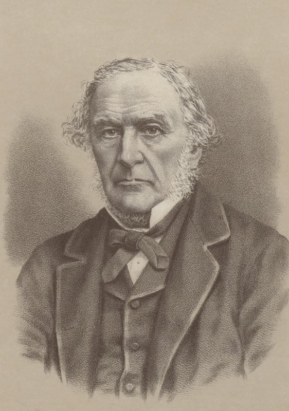 William Ewart Gladstone，英国首相1868-1874,1880-1885,1886和1892-1894 作者 英国摄影师