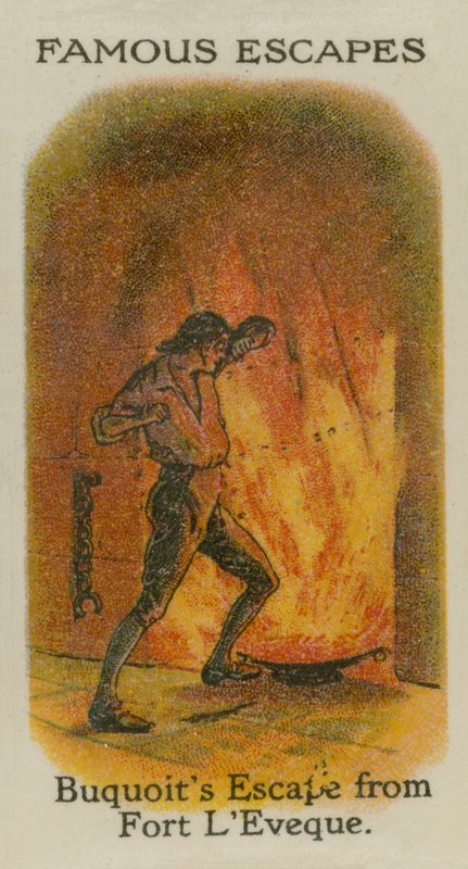 Buquoit逃离Fort L&39;Eveque（chromolitho） 作者 英语学校