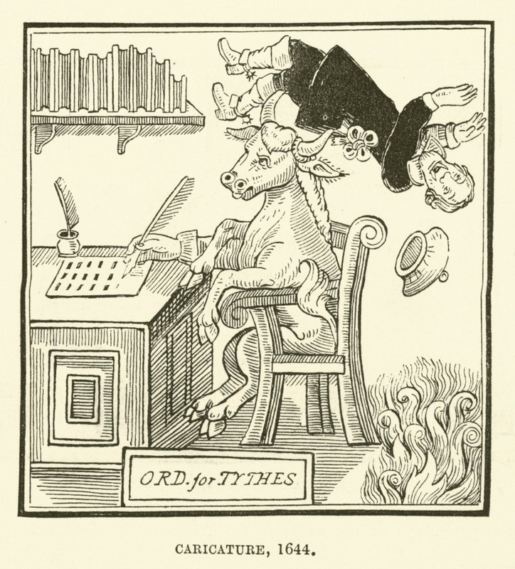 漫画，1644年 作者 英语学校