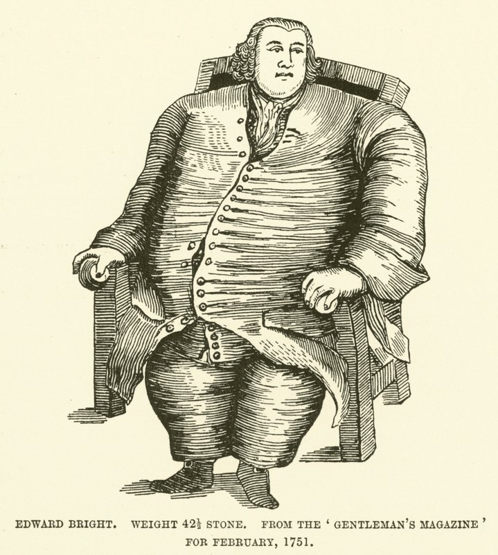 1751年2月，来自Gentlemans杂志的Edward Bright，重42 12石 作者 英语学校