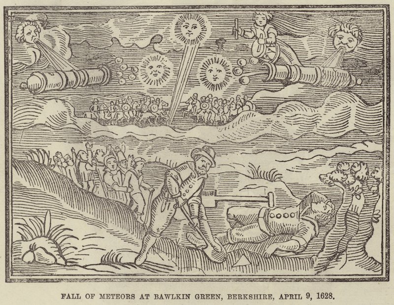 1628年4月9日，伯克郡Bawlkin Green的流星坠落 作者 英语学校