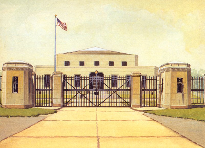 Fort Knox，美国Bullion Depository 作者 英语学校