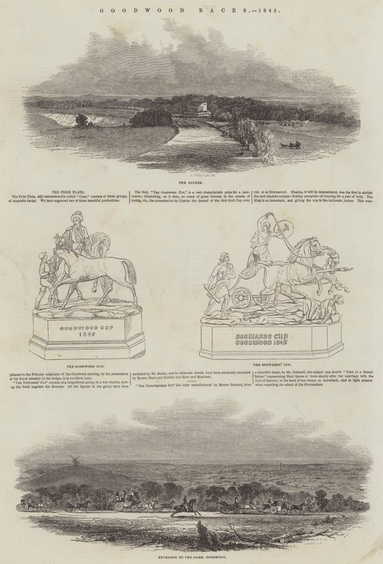 Goodwood Races，1845 作者 英语学校