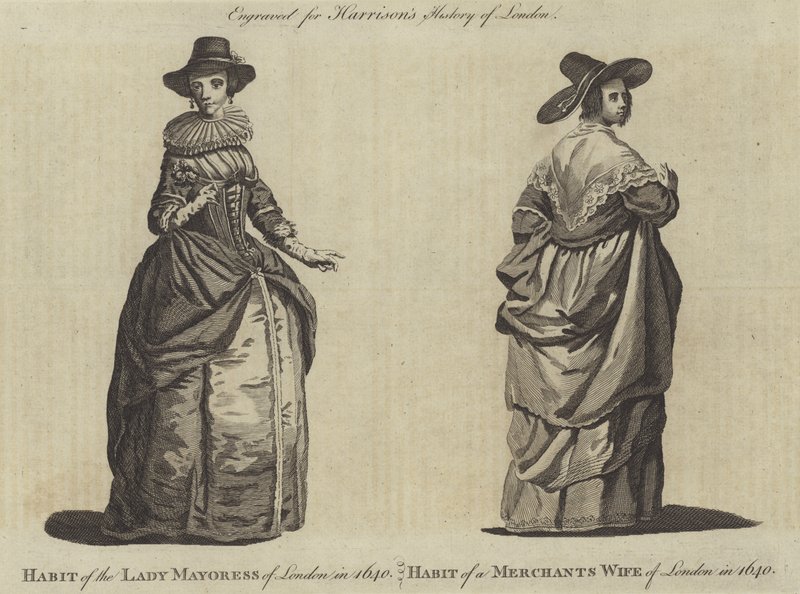 1640年伦敦夫人Mayoress的习惯和1640年伦敦商人的习惯 作者 英语学校