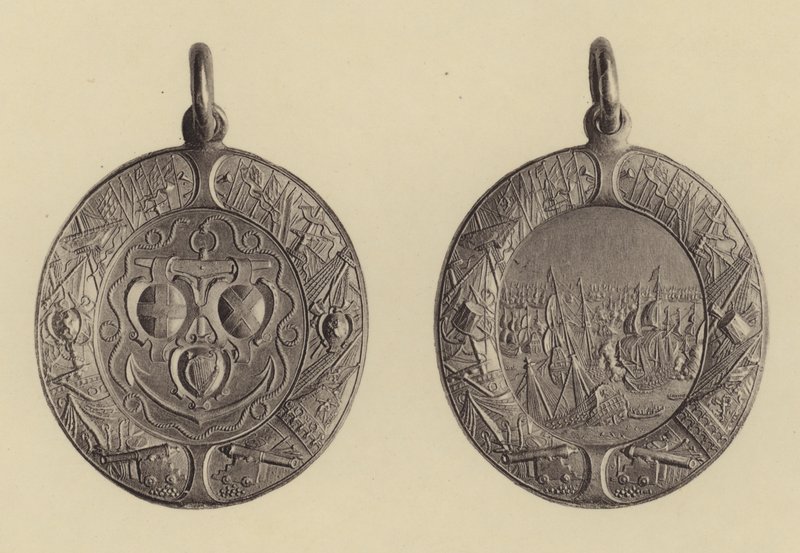海军上将布莱克斯对荷兰人的胜利的正面和反面，1652-3 作者 英语学校