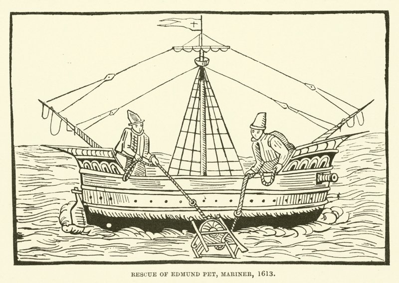 救援Edmund Pet，水手，1613年 作者 英语学校