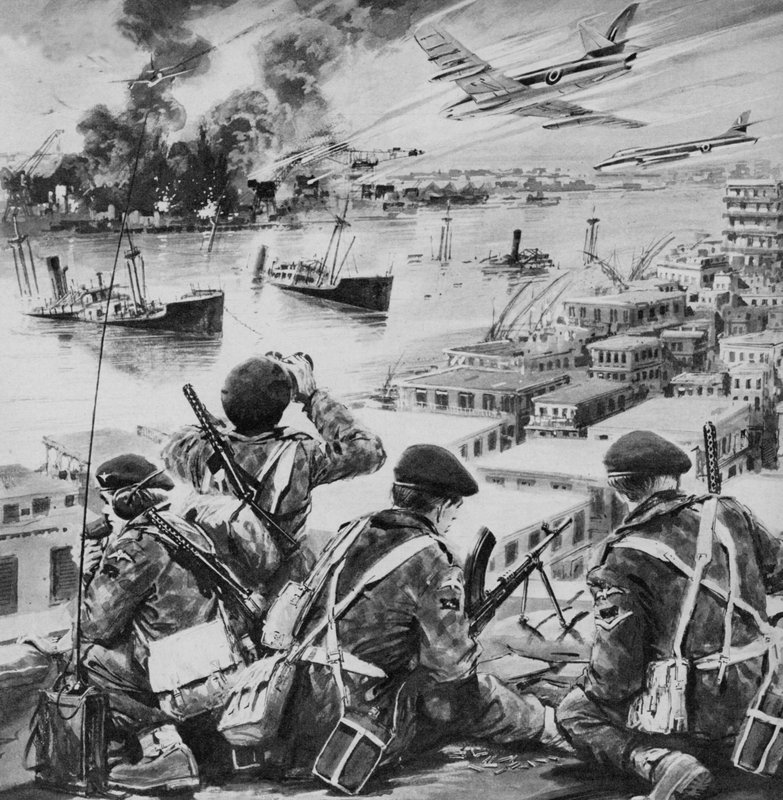 苏伊士危机，1956年 作者 英语学校