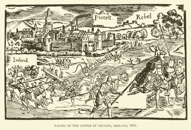 1641年拍摄爱尔兰阿尔塔因城堡 作者 英语学校