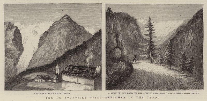 De Tourville审判，在蒂罗尔的草图 作者 英语学校
