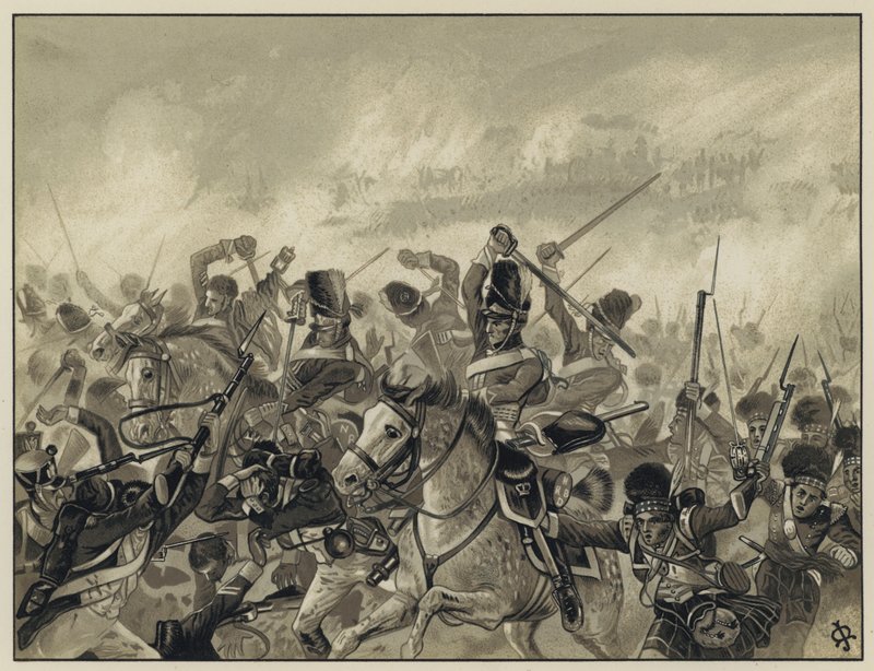 1815年6月18日在滑铁卢的灰色和九十秒 作者 英语学校