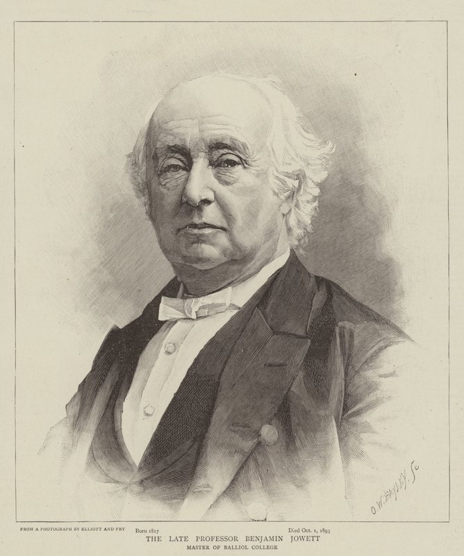 已故教授Benjamin Jowett 作者 英语学校