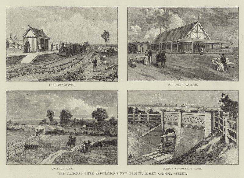 全国步枪协会的新地，Bisley Common，Surrey 作者 英语学校
