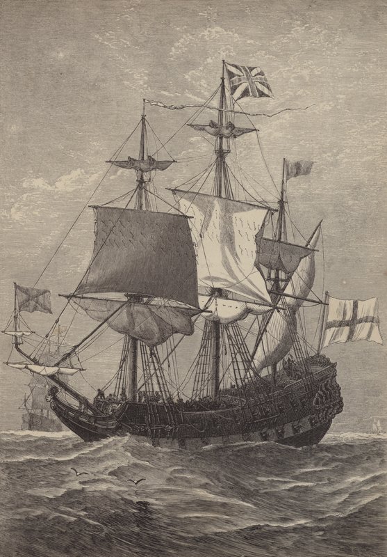 1606年第一个海上联盟杰克在海上的悬挂 作者 英语学校