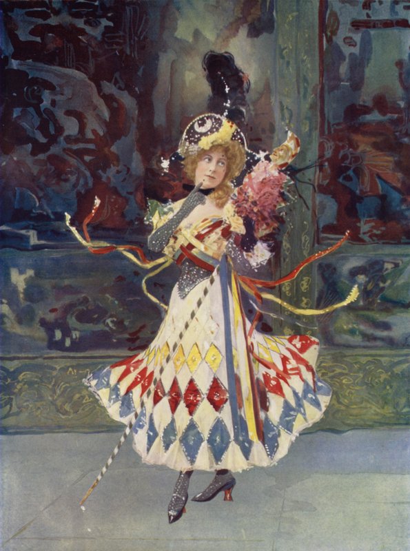 The Runaway Girl中的Katie Seymour小姐（彩色照片） 作者 英国摄影师