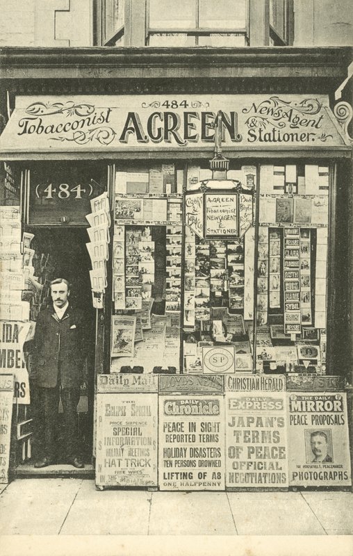 A Green，烟草商、新闻商和文具商 作者 英国摄影师