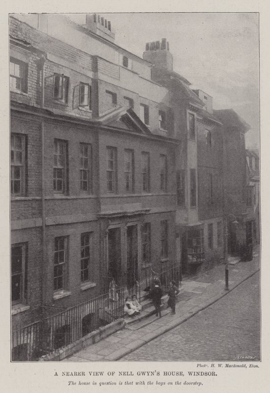 温莎Nell Gwyns House的近景 作者 英国摄影师
