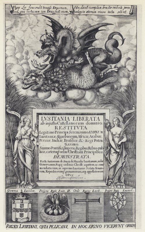 A de Sousa de Macedo, Lusitania liberata, R Heron 1645（黑白照片） 作者 英国摄影师
