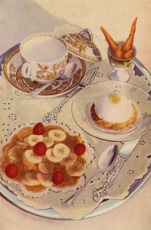 幼儿园早餐（彩色照片） 作者 英国摄影师