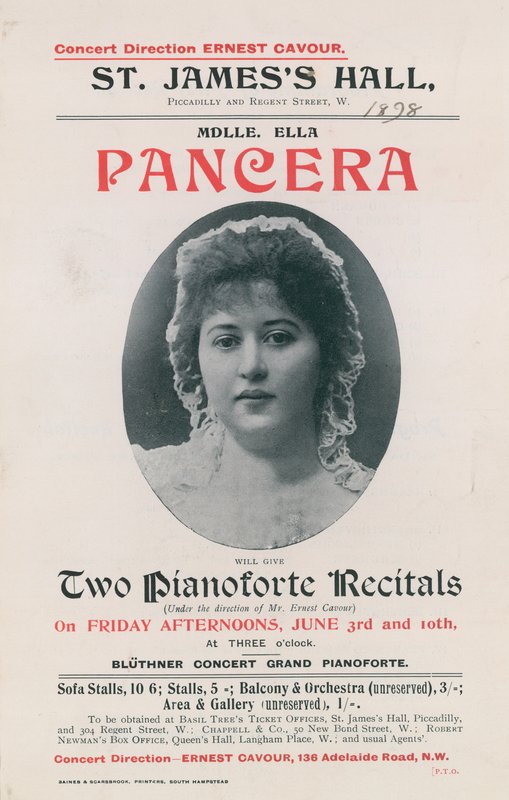 Ella Pancera为音乐会做广告 作者 英国摄影师