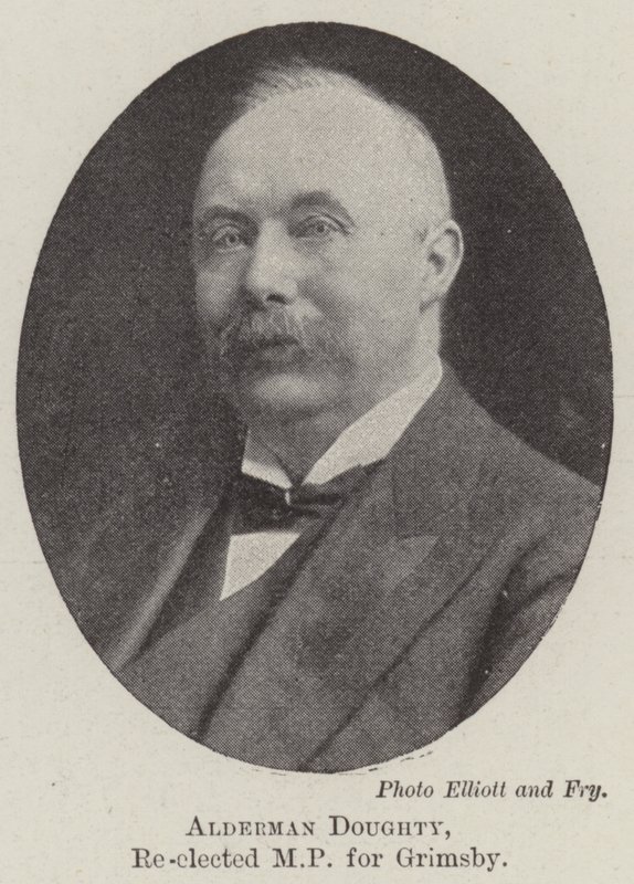 Alderman Doughty，重新选举格里姆斯比的议员 作者 英国摄影师