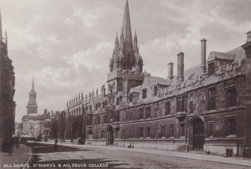 All Saints St Marys和All Souls College 作者 英国摄影师