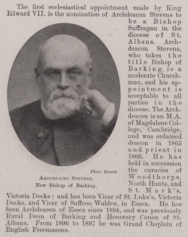 巴尔金新主教Archdeacon Stevens 作者 英国摄影师
