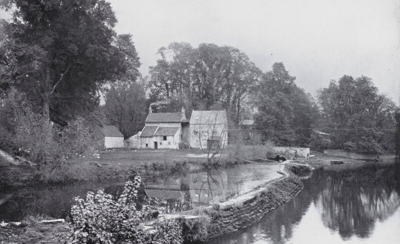 Bathampton, the Weir（黑白照片） 作者 英国摄影师