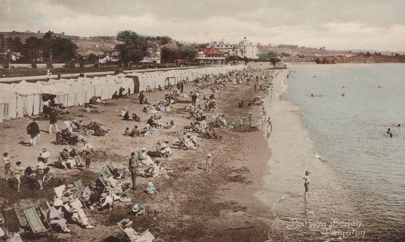 派恩顿海水浴场（彩色照片） 作者 英国摄影师