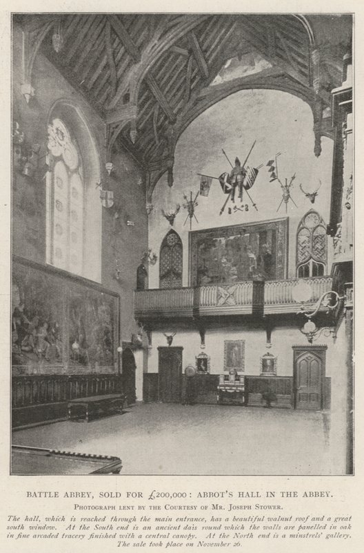 Battle Abbey，售价20万英镑，修道院的Abbots Hall 作者 英国摄影师