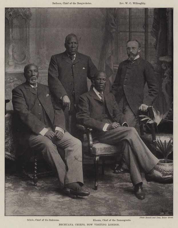 Bechuana Chiefs，现访问伦敦 作者 英国摄影师