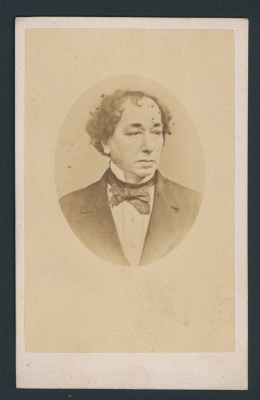 名片Benjamin Disraeli 作者 英国摄影师