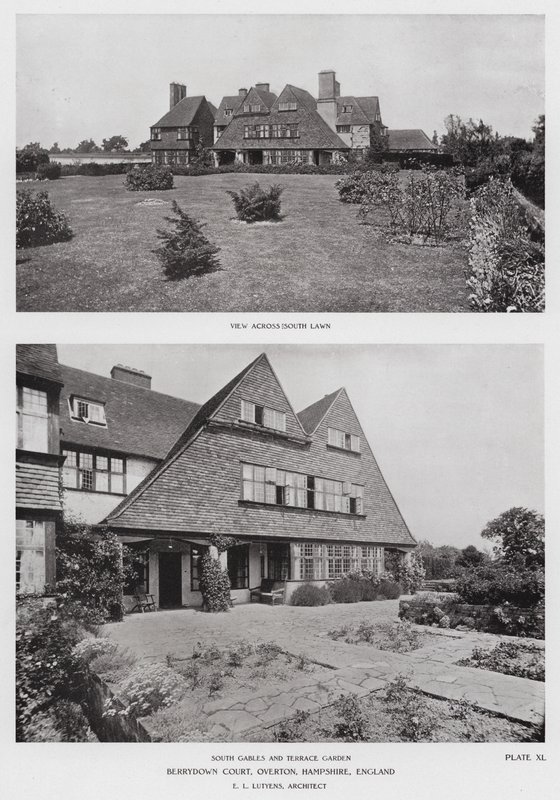 英格兰汉普郡奥弗顿 Berrydown Court（黑白照片） 作者 英国摄影师