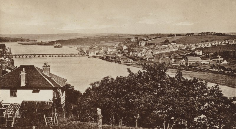 Bideford from Upcott, Looking North (b/w photo) 作者 英国摄影师