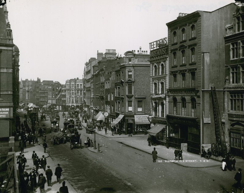 Bishopsgate Street，伦敦 作者 英国摄影师