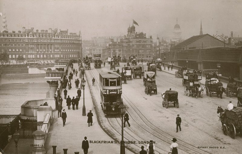 Blackfriars Bridge，伦敦 作者 英国摄影师