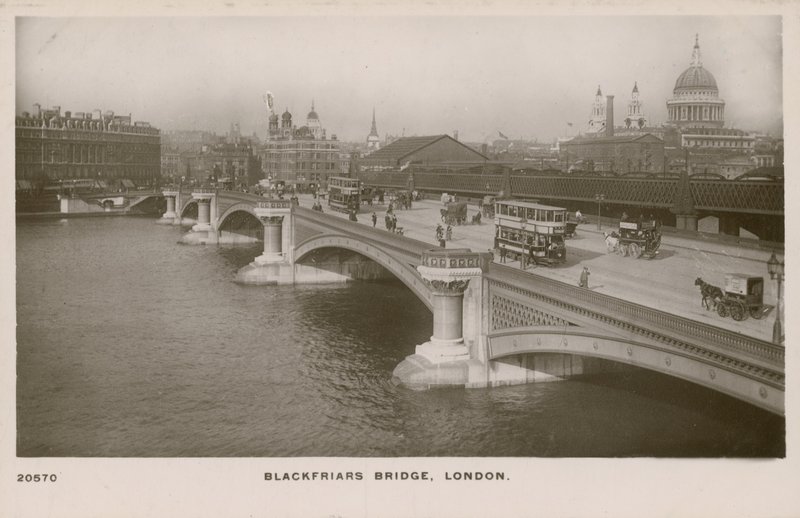Blackfriars Bridge，伦敦 作者 英国摄影师