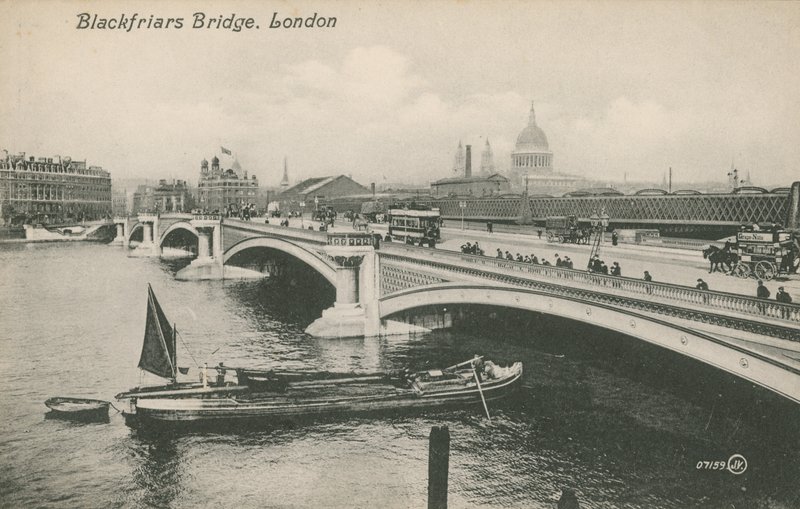 Blackfriars Bridge，伦敦 作者 英国摄影师