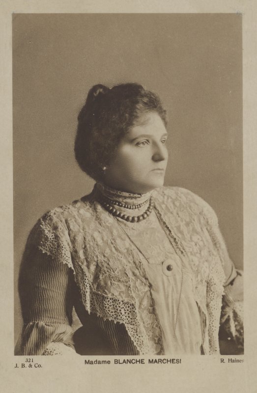 Blanche Marchesi，法国女中音 作者 英国摄影师