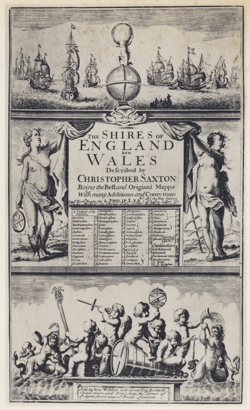 C Saxton，英格兰郡，G Willdey 作者 英国摄影师