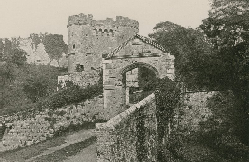 Carisbrooke城堡，怀特岛郡 作者 英国摄影师