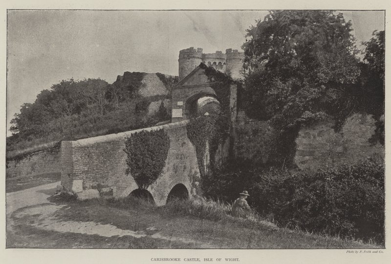 Carisbrooke城堡，怀特岛郡 作者 英国摄影师