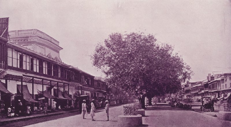 Chandni Chauk（The Principal Street），德里 作者 英国摄影师