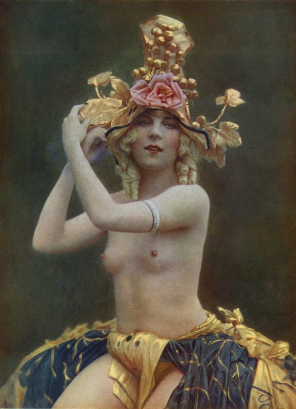 Chrysis，巴黎 Folies Bergere 的舞蹈演员（照片） 作者 英国摄影师