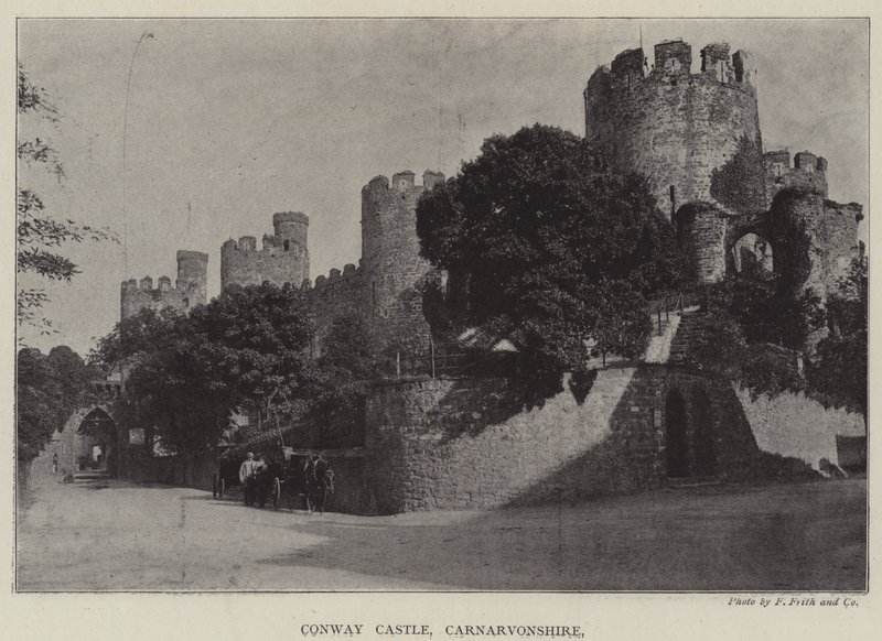 康威城堡，Carnarvonshire 作者 英国摄影师