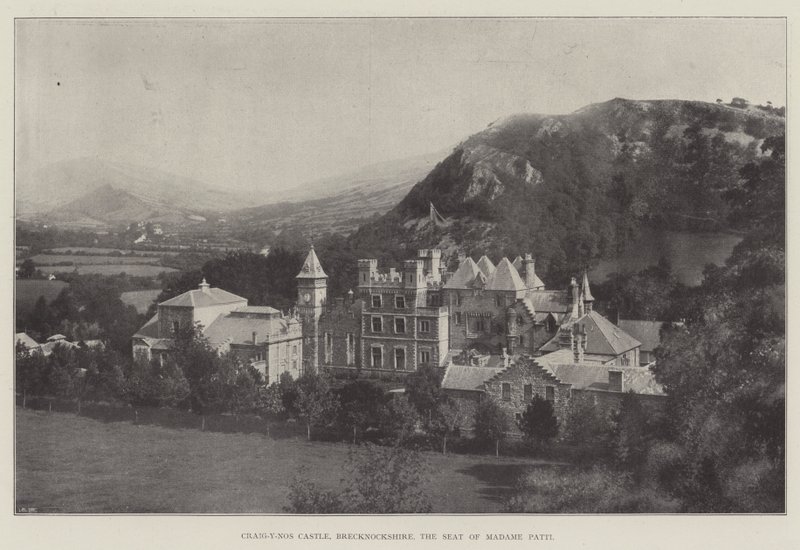 Craig-y-Nos城堡，Brecknockshire，帕蒂夫人的座位 作者 英国摄影师