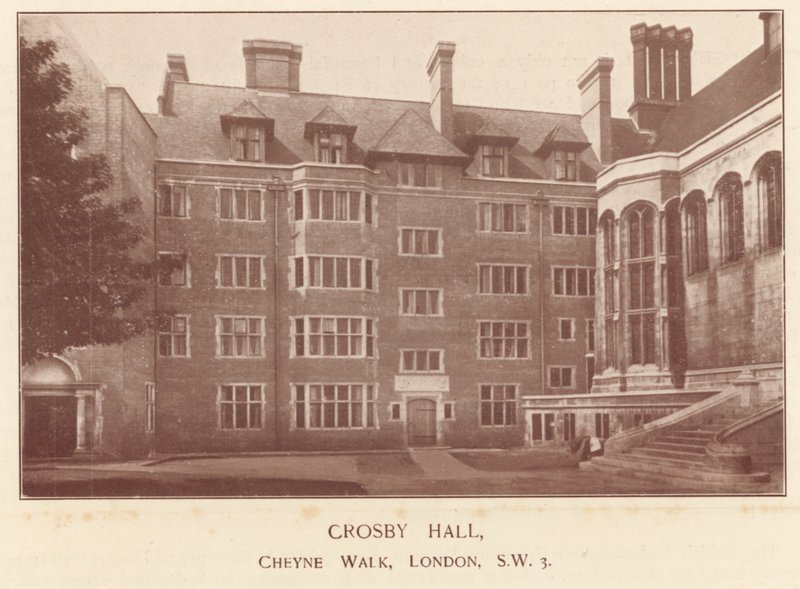 Crosby Hall，Cheyne Walk，伦敦 作者 英国摄影师