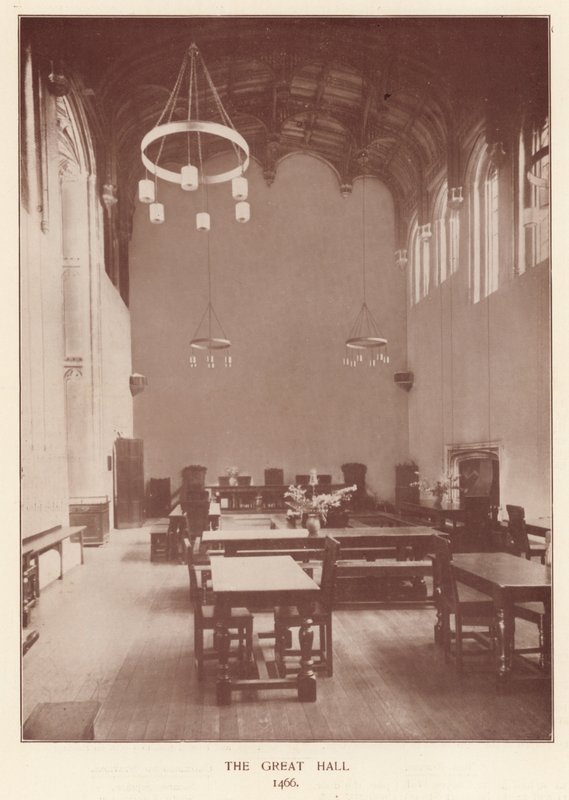 Crosby Hall，Cheyne Walk：人民大会堂 作者 英国摄影师