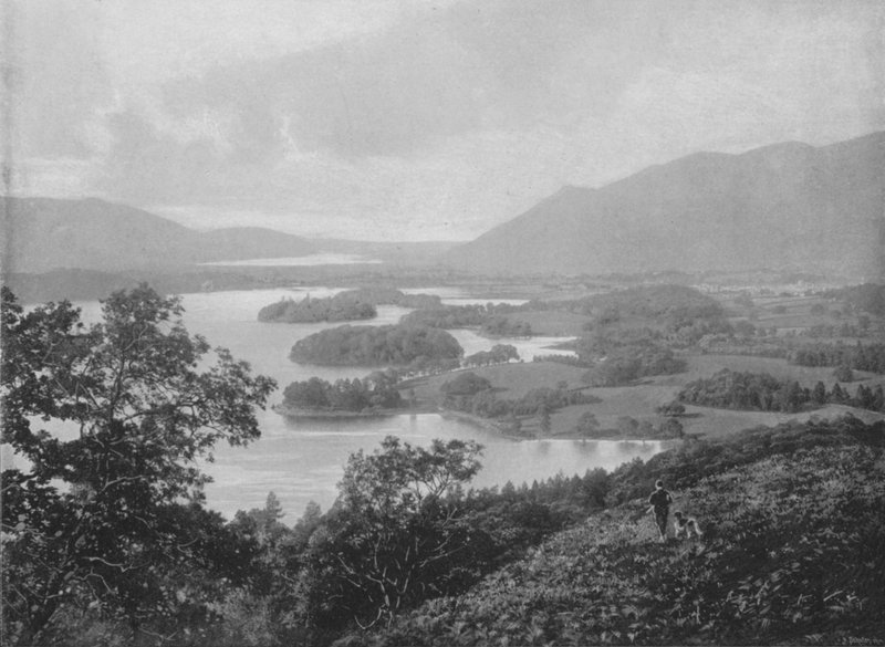 Derwentwater，来自Falcon Crag 作者 英国摄影师