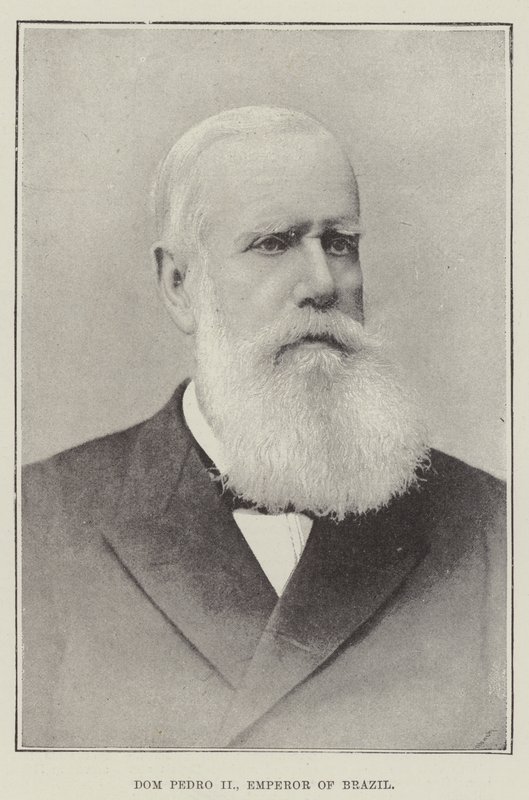 Dom Pedro II，巴西皇帝 作者 英国摄影师