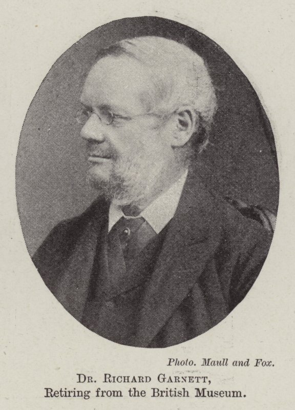 Richard Garnett博士，大英博物馆退休 作者 英国摄影师